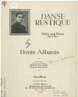 DANSE RUSTIGUE OP.7, NO 1 ΓΙΑ ΒΙΟΛΙ ΚΑΙ ΠΙΑΝΟ