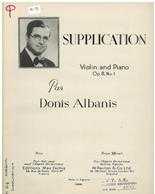 SUPPLICATION OP.8, NO 1 ΓΙΑ ΒΙΟΛΙ ΚΑΙ ΠΙΑΝΟ