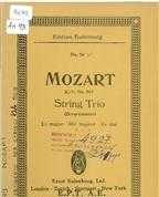 DIVERTIMENTO IN E FLAT MAJOR K.V.563 (STRING TRIO)