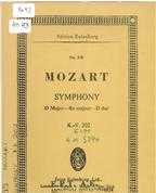 SYMPHONY NO.30 IN D MAJOR K.V.202