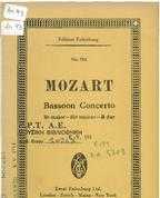 BASSOON CONCERTO IN B FLAT MAJOR K.V.191