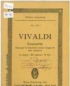 CONCERTO IN D MAJOR, FATTO PER LA SOLENNITA DELLA LINGUA DI SAN ANTONIO IN PADUA 1712